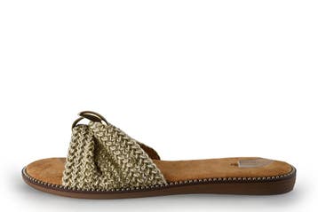 Graceland Slippers in maat 42 Beige, Kleding | Dames, Schoenen, Slippers, Verzenden, Beige, Zo goed als nieuw