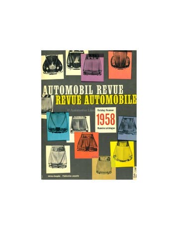 1958 AUTOMOBIL REVUE JAARBOEK DUITS | FRANS, Livres, Ophalen of Verzenden