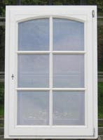 afrormosia houten raam , chassis , kozijn , venster 92 x 133, Ophalen of Verzenden, Raamkozijn