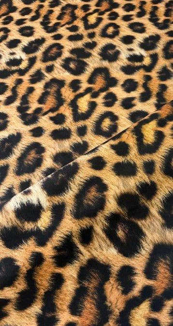1529 Zachte Animalier-stof van microfiber met leereffect, Antiquités & Art