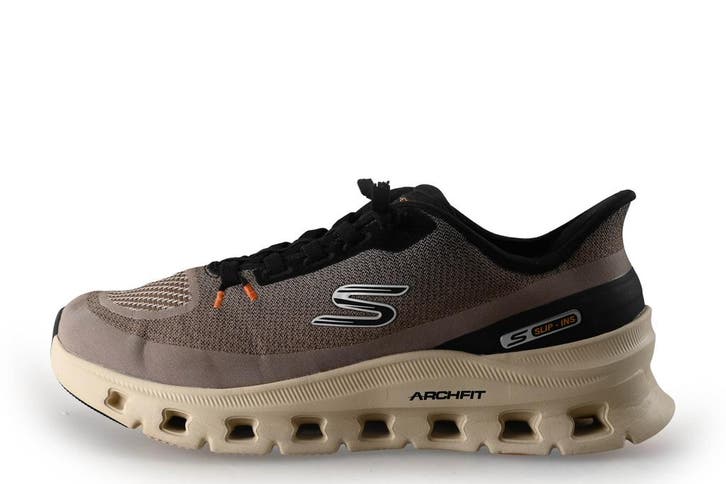 Skechers Sneakers in maat 39½ Bruin, Kleding | Heren, Schoenen, Bruin, Zo goed als nieuw, Sneakers, Verzenden