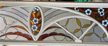 Glas-in-loodraam - L. 270 cm. - 1920-1930, 1910-1920 - Art