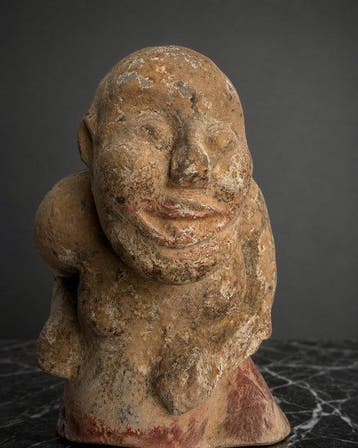 Oud-Chinees, Han-dynastie Terracotta Figuur van entertainer