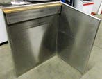 RVS Scheidingswand met messenhouder 88cm, Nieuw in verpakking