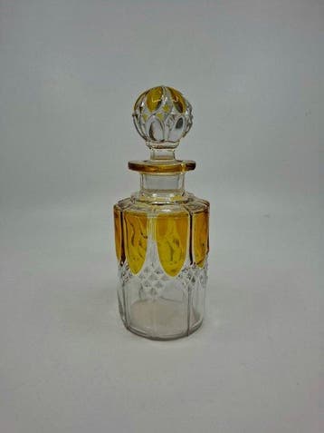 Art Deco Toiletset (3) - Val Saint Lambert - Glas, Antiquités & Art