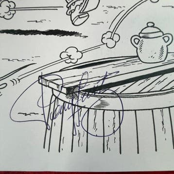 Paul Geerts / Eric de Rop - 1 Original drawing - Suske en