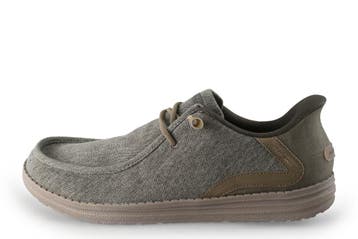 Skechers Veterschoenen in maat 44 Groen, Kleding | Heren, Schoenen, Overige kleuren, Verzenden, Zo goed als nieuw, Skechers