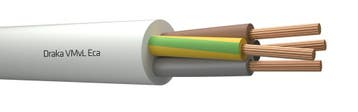 Câble En Vinyle Flexible 4G1Mm² Classe 5 Blanc Eca - 803872, Verzenden, Nieuw