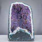 Amethistgeode met fijne kristallen – prachtig kleurenspel en