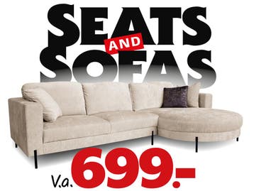 Solden bij Seats and Sofas! - Pearl vanaf €699.-, Nieuw