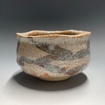 Shino Ware / Oribe Ware - Chawan (2) - Seto-theebowls (2
