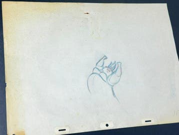 Walt Disney - Originele animatietekening van Ursula (1989)