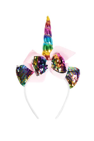 KIMU® Eenhoorn Strik Haarband Regenboog Pailletten Unicorn D, Kleding | Dames, Ophalen of Verzenden, Nieuw