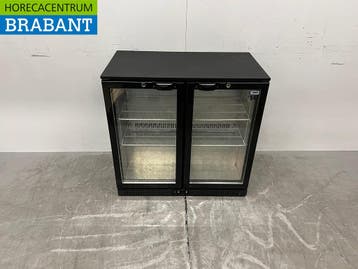 Nordcap Armoire réfrigérée à 2 portes battantes en verre, 90, Verzenden
