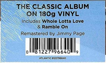 Led Zeppelin - Led Zeppelin II / High-quality 180-gram, Nieuw in verpakking