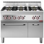 Fornuis + Heteluchtoven | ALPHA 650 | Gas | 6 Branders |, Verzenden, Nieuw in verpakking
