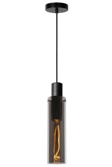 Hanglamp Lucide ORLANDO -  - Ø 10 cm - 1xE27 - Fumé, Verzenden