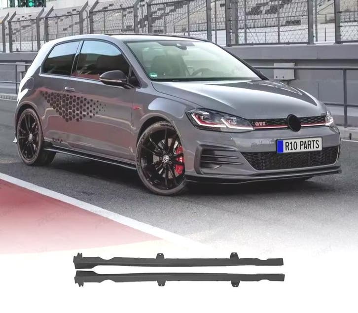 RAJOUTS DES BAS DE CAISSE VOLKSWAGEN VW GOLF 7 12-20 LOOK TC, Auto-onderdelen, Carrosserie, Verzenden