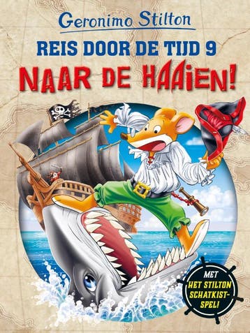 Naar de haaien! / Geronimo Stilton Reis door de tijd / 9, Boeken, Verzenden, Gelezen, Geronimo Stilton