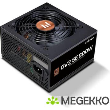 Zalman GV2SE power supply unit 800 W 20+4 pin ATX ATX Zwart, Computers en Software, Verzenden, Nieuw