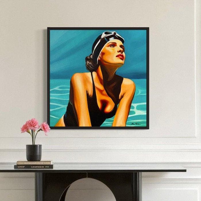 Laura Anton - Nageuse, Antiek en Kunst, Kunst | Designobjecten