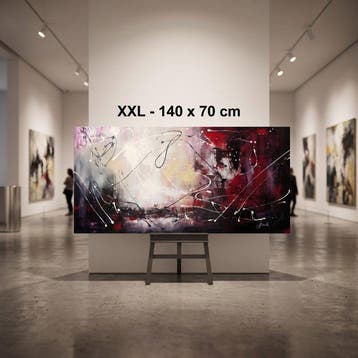 Monika Spiewak - Abstract - Oil Painting Stretched On The