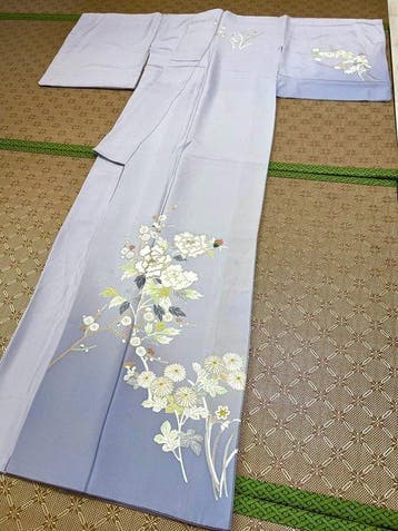 Japanese furisode kimono - silk - Japan - Heisei periode