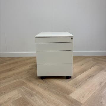 metalen ladeblok vv 4 lades + sleutel (hxbxd) 52x42x58 cm,, Gebruikt