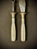 Anton Michelsen - Bestekset (2) - .835 zilver - „tulp“