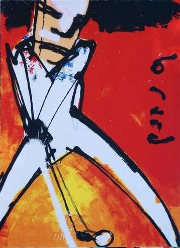 Herman Brood (1946-2001) - De Golfer XL, Antiek en Kunst