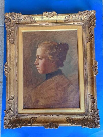 Franse school (XIX) - Ritratto Muliebre
