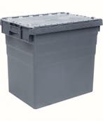 Distributiebak 600x400x516 mm euronorm grijs kunststof, Doe-het-zelf en Bouw, Kratten en Dozen, Ophalen of Verzenden, Nieuw