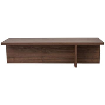 Evila Salontafel - Houtkleurig - Nieuw/Ongebruikt - Melamine, Verzenden, Nieuw, 100 tot 150 cm, Scandinavisch