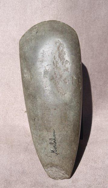 Neolithisch vuursteen Bijl - 14.1 cm, Verzamelen