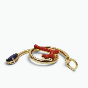 Koraal - Brons - Hanger - Italiaans handwerk