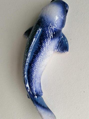 Vanessa Bonino - Figuur - Koikarper - 32 cm - Maiolica -