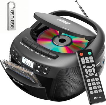 KLIM Boombox Bluetooth/USB | Tweede kansje | Snel weg = weg, Overige merken, Verzenden, MP3-aansluiting, Zo goed als nieuw
