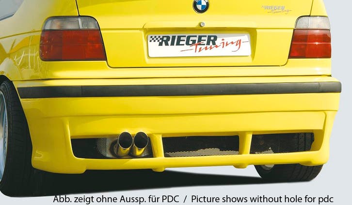 Rieger achterbumper | 3er E36 - Compact | stuk ongespoten ab, Autos : Pièces & Accessoires, Carrosserie & Tôlerie, Envoi