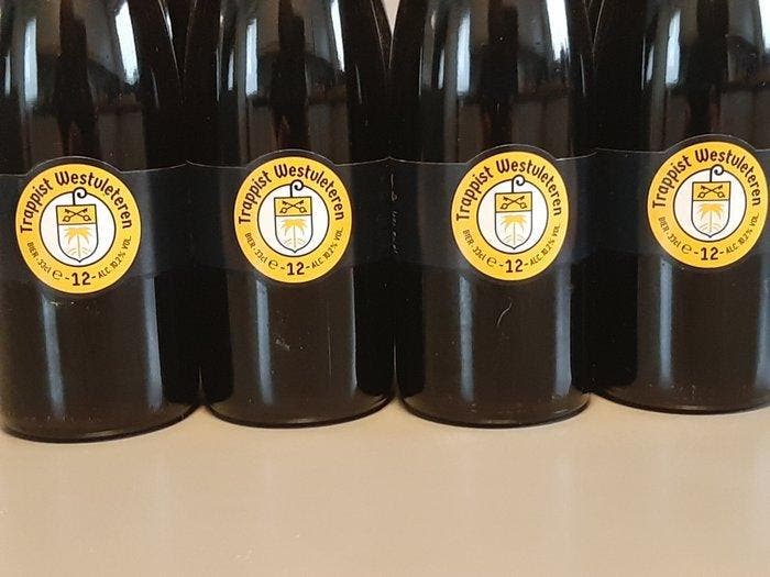 Westvleteren - XII - 33cl - 12 flessen, Verzamelen, Wijnen