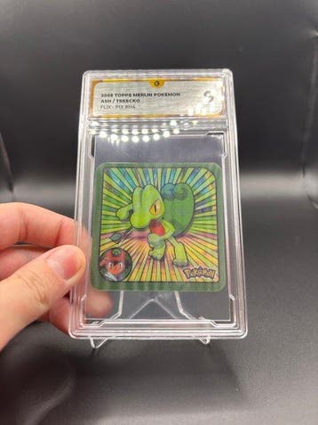 Pokémon - 1 Graded card Ash Treeko Flix/Pix - GG 9, Nieuw