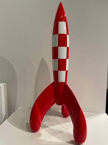 Tintin - 1 Statuette - Moulinsart 46994 - La Fusée - 60 cm