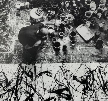 Rudy Burckhardt (After) - Jackson Pollock Painting No 32 -