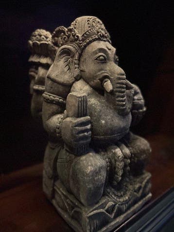 Statua di Ganesh in Pietra antica – Bali – - Statue -, Antiek en Kunst