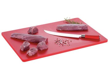 Snijplank | Polyethyleen | Rood | 600x400x16mm Bartscher, Verzenden, Nieuw in verpakking