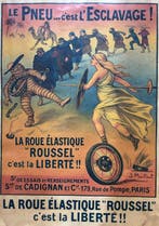 Montaut - La Roue Élastique “Roussel” c’est la Liberté!! -, Antiquités & Art