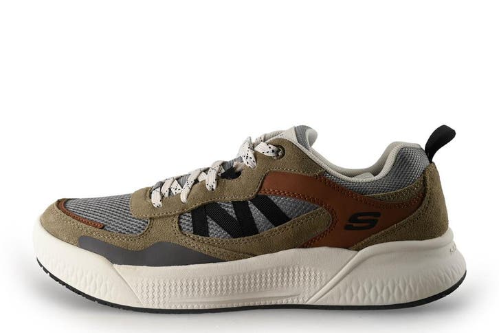 Skechers Sneakers in maat 43 Bruin, Kleding | Heren, Schoenen, Bruin, Zo goed als nieuw, Sneakers, Verzenden