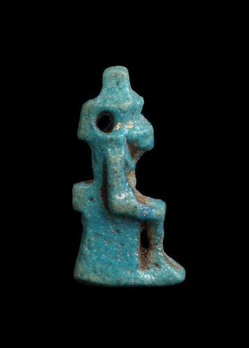 Égypte ancienne, période tardive Faience Amulette de la, Antiquités & Art