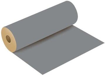 Bloemenpapier cadeaupapierkraftpapier licht zilver rol 50 cm, Nieuw