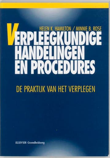 Verpleegkundige handelingen en procedures 9789035217300, Verzenden