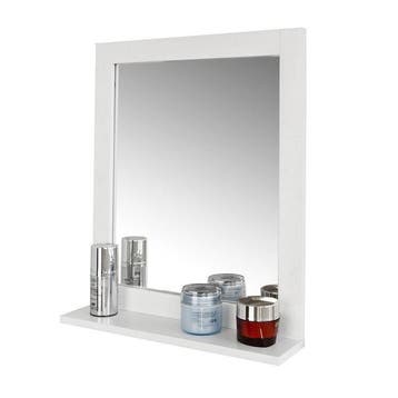 2dekans | SoBuy Badkamerspiegel Met Plank - 10x40x49 cm -, Huis en Inrichting, Woonaccessoires | Spiegels, Ophalen of Verzenden